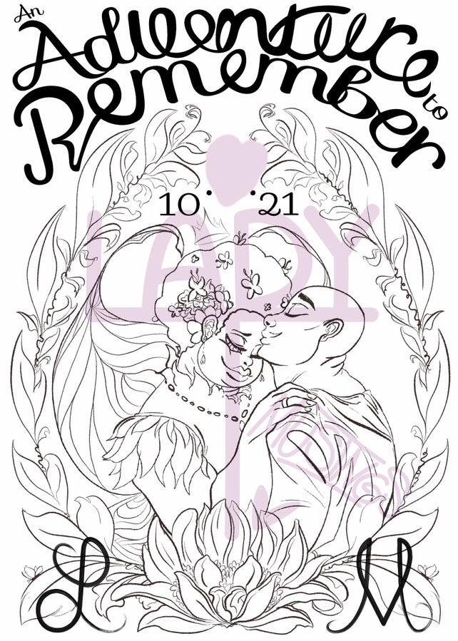 Fantasy themed wedding stationery suite Fantasy themed wedding stationery suite